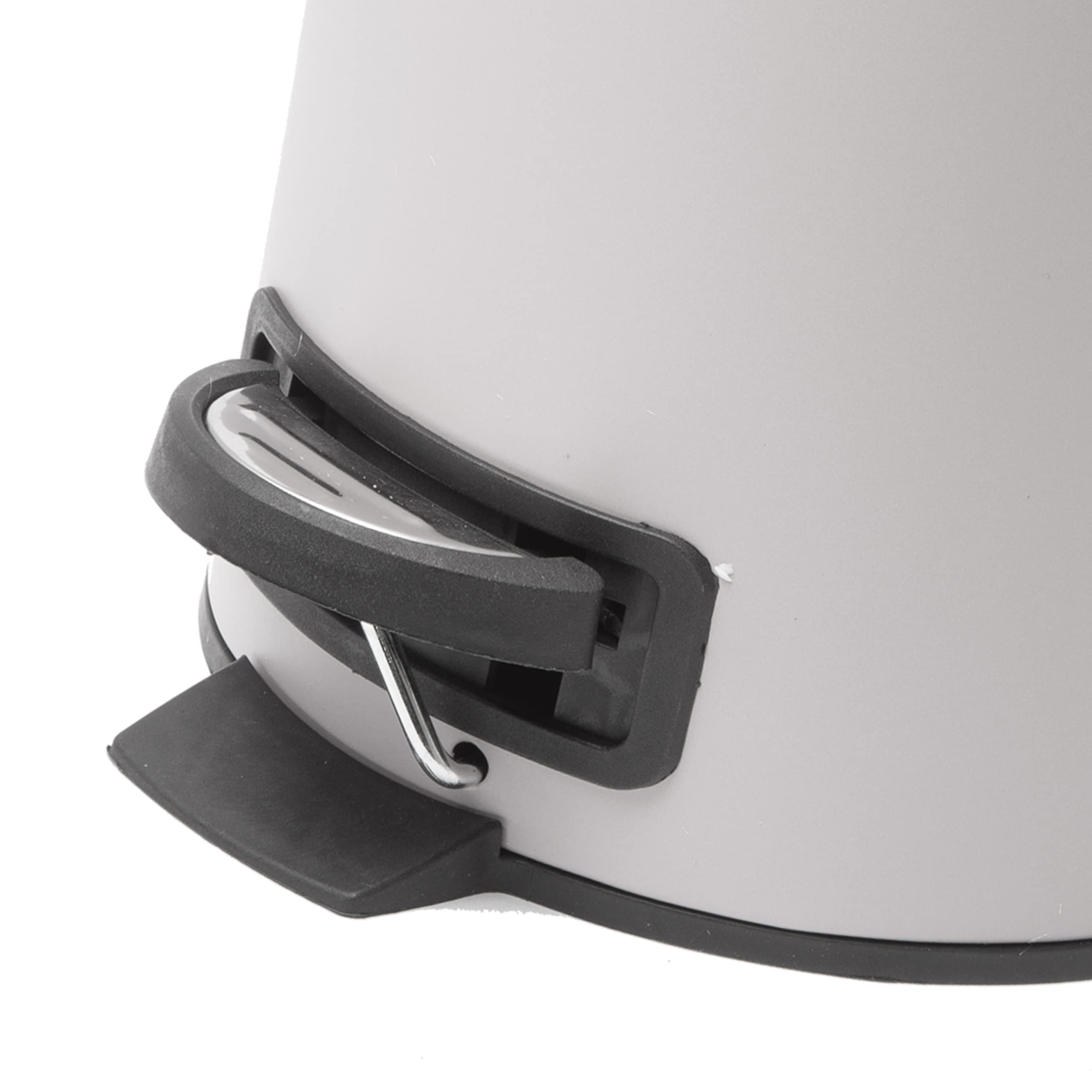 baroni-home-cestineria-poubelle-acier-blanc-3l image 2