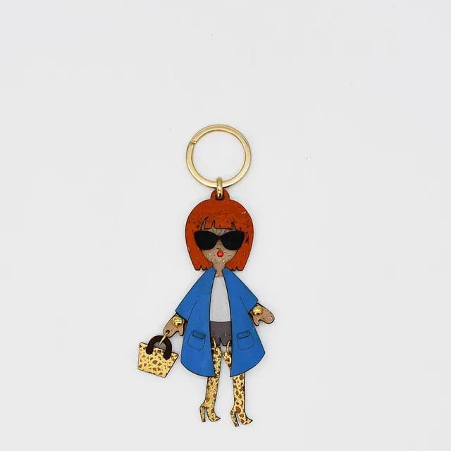 luisa-paix-o-accessoires-porte-cl-s-li-ge-bleu-12-cm image 1