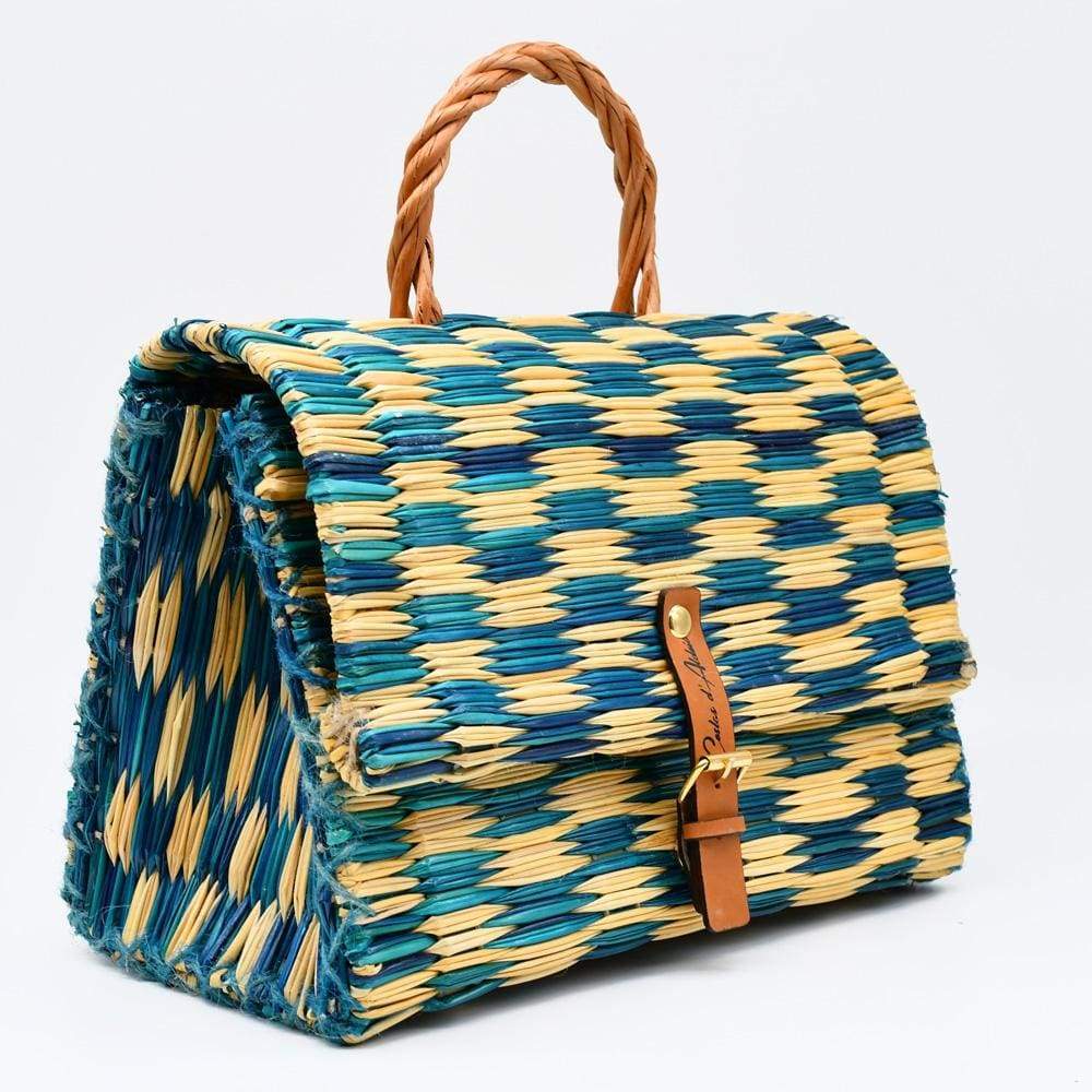 luisa-paix-o-sac-cartable-jonc-30-cm-turquoise-main-t image 2