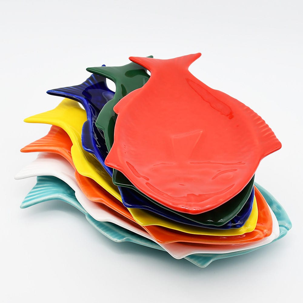 luisa-paix-o-vaisselle-portugaise-plat-poisson-30cm-rouge image 4