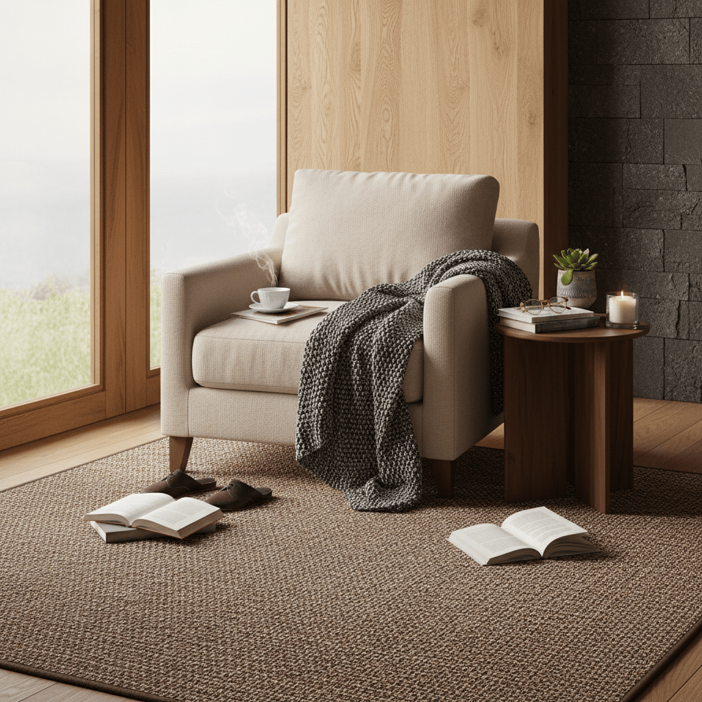 luisa-paix-o-tapis-fibres-m-lang-es-marron-coton-lavable image 2