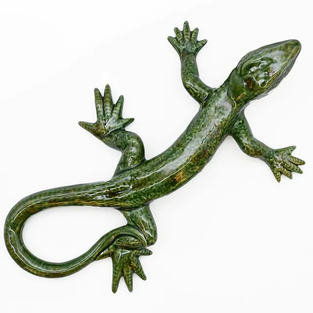 luisa-paix-o-d-coration-l-zard-c-ramique-40cm-brillant image 1