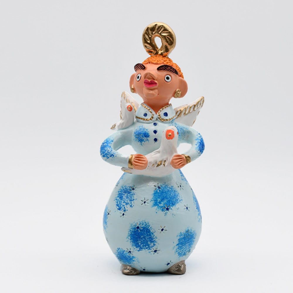 prazeres-c-ta-anjo-statuette-ange-c-ramique-25cm-sign-e image 3