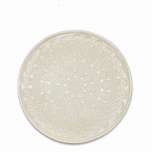 luisa-paix-o-vaisselle-portugaise-assiette-flores-beige-27cm image 1