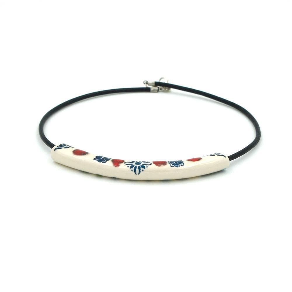luisa-paix-o-tubo-collier-c-ramique-fa-ence-fait-main image 2