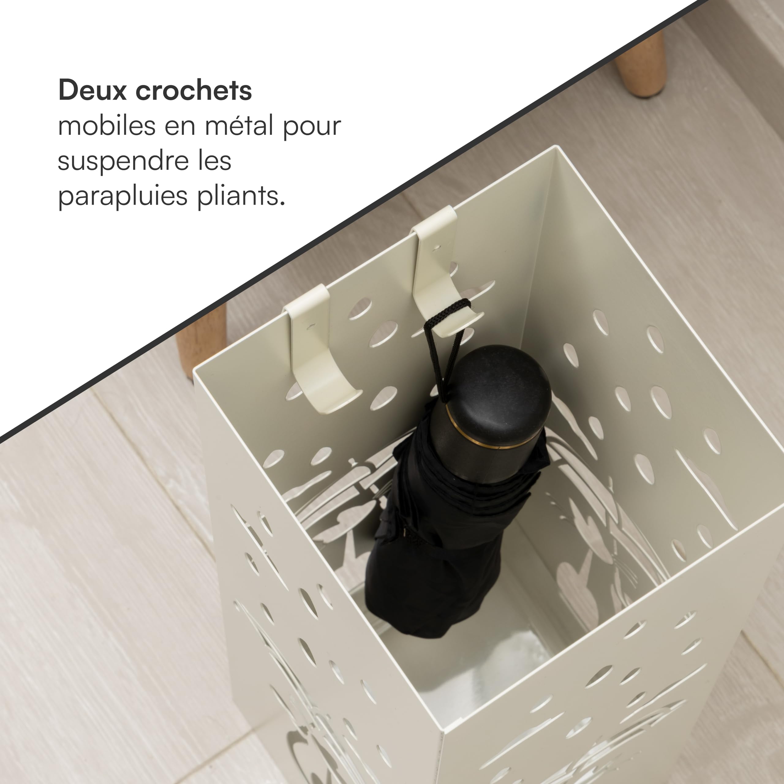 baroni-home-porte-parapluie-m-tal-blanc-carr-49-cm-chat image 5