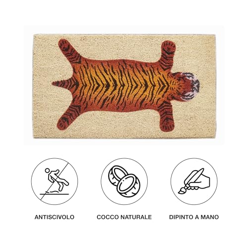 baroni-home-paillasson-coco-cuir-tigre-70x40cm-antid-rapant image 8