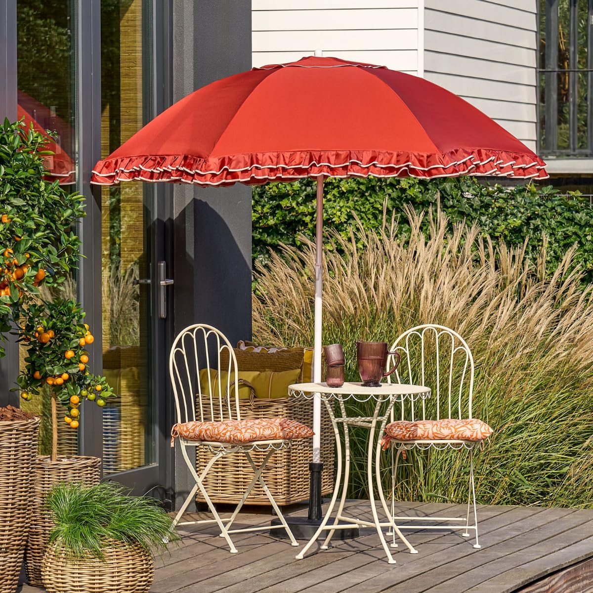 mica-decorations-parasol-inclinable-ray-jaune-rose-195-cm image 7