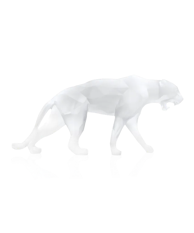 daum-art-cristal-wild-panther-sculpture-blanche-orlinski image 1