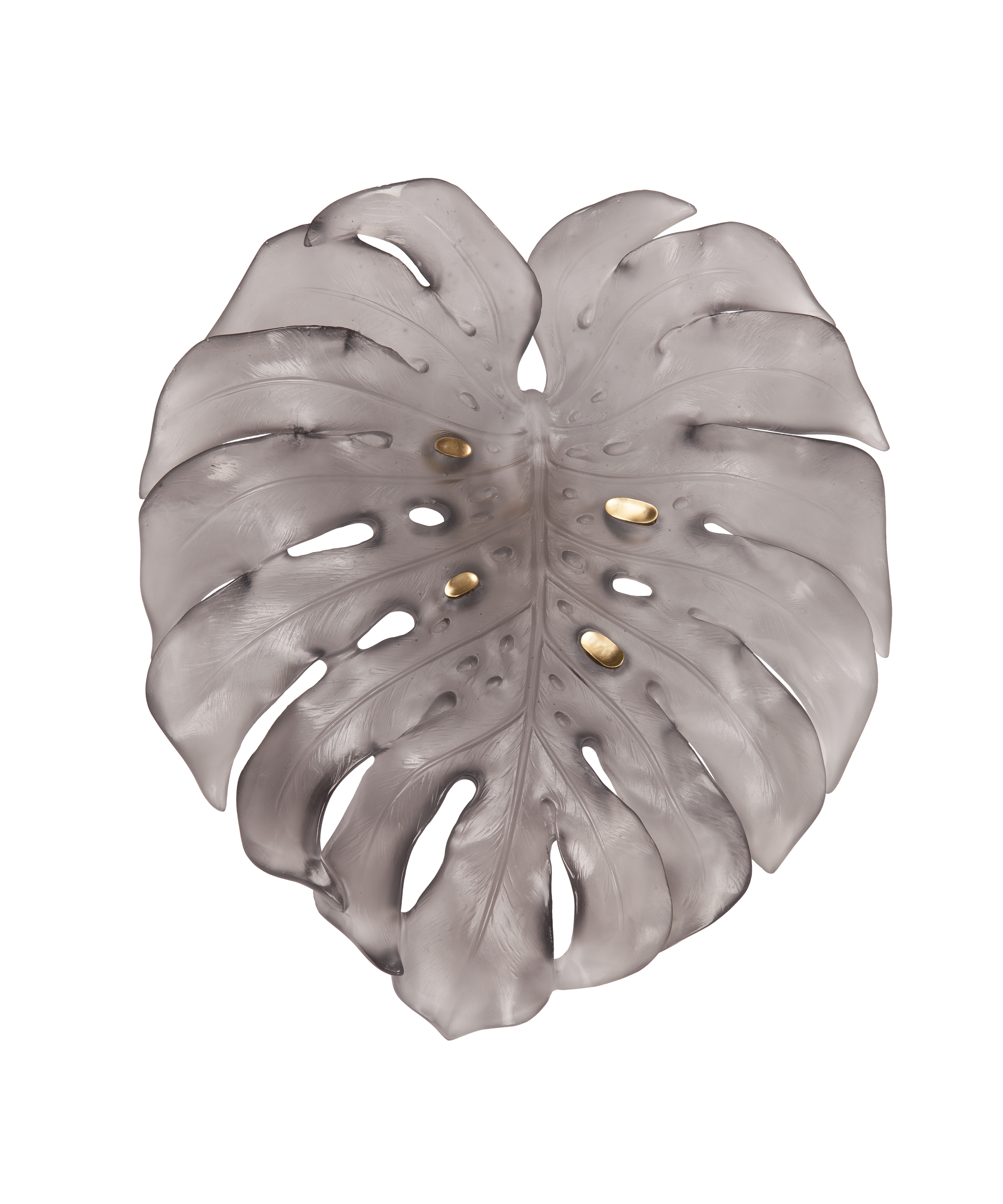 daum-univers-v-g-tal-monstera-feuille-murale-grise-grand-mod-le image 1