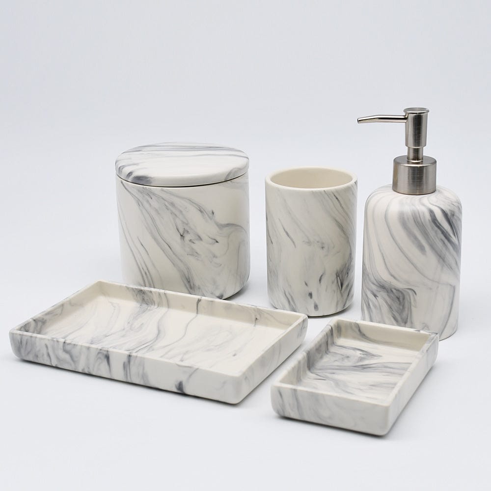 luisa-paix-o-set-salle-de-bain-c-ramique-effet-pierre-5-pcs image 3
