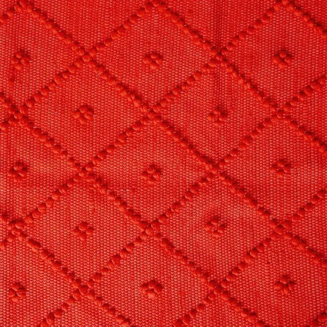 luisa-paix-o-tapis-coton-100x50-tapis-de-bain-rouge-lavable image 1