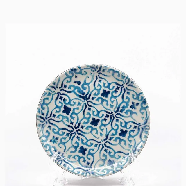 luisa-paix-o-assiette-alentejo-terre-cuite-17-cm-turquoise image 1