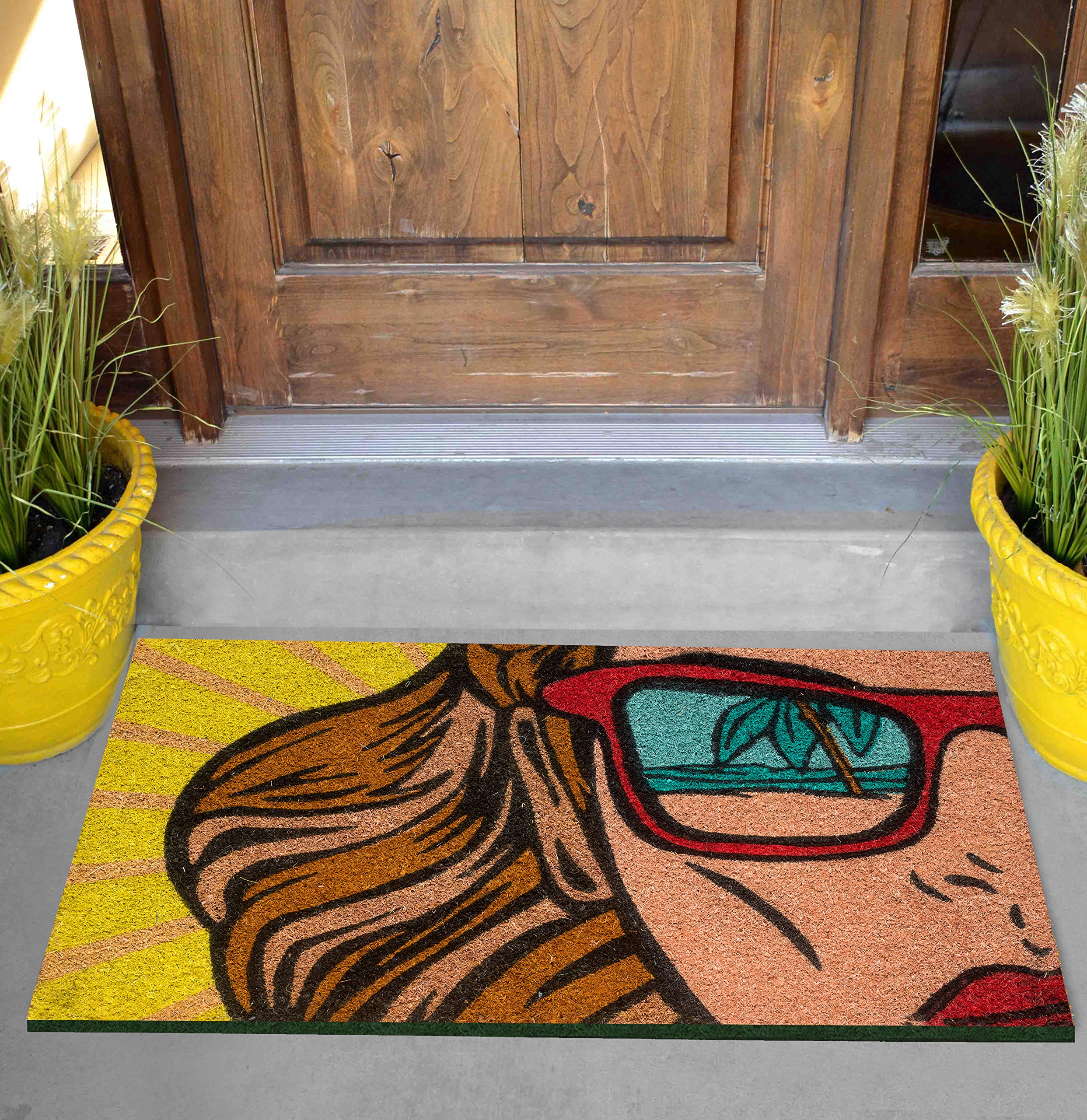 baroni-home-paillasson-coco-plage-tropicale-60x40-cm image 2
