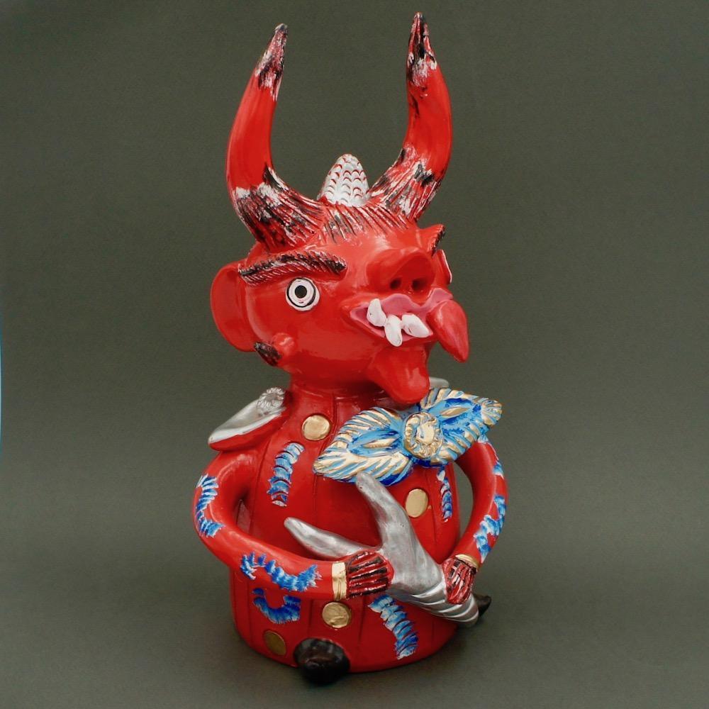 luisa-paix-o-prazeres-c-ta-diabo-35-cm-statuette-diable-rouge image 4