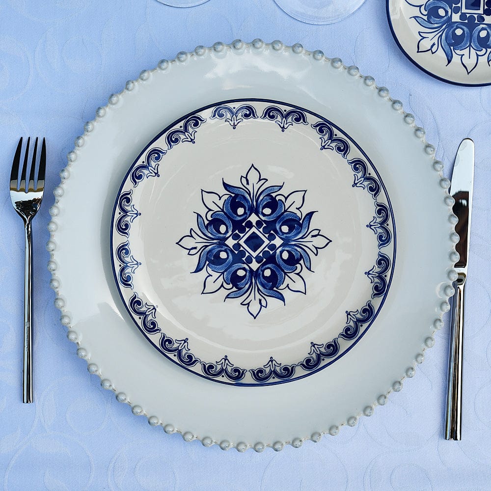 luisa-paix-o-bras-o-assiette-c-ramique-bleue-20cm image 2