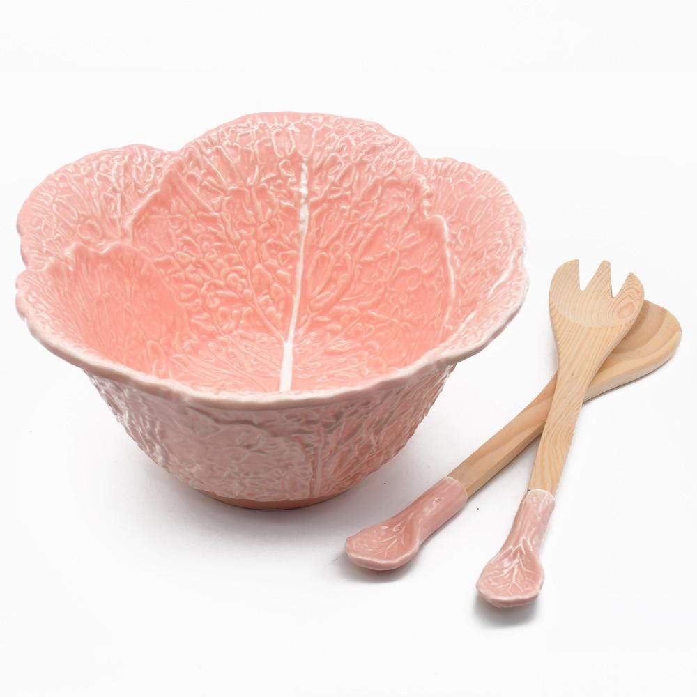 luisa-paixao-saladier-ceramique-chou-rose-27cm-caldas image 3