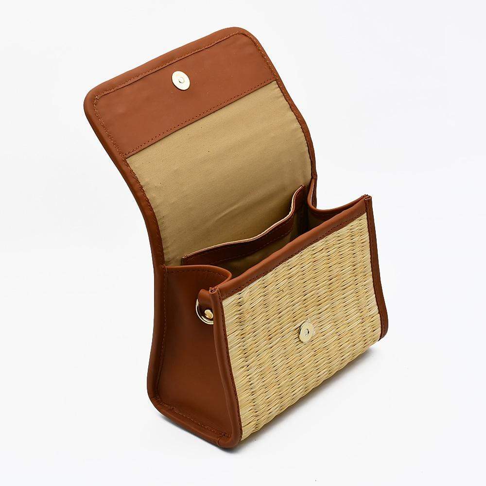 luisa-paix-o-sac-pochette-cuir-jonc-naturel-23-cm image 4