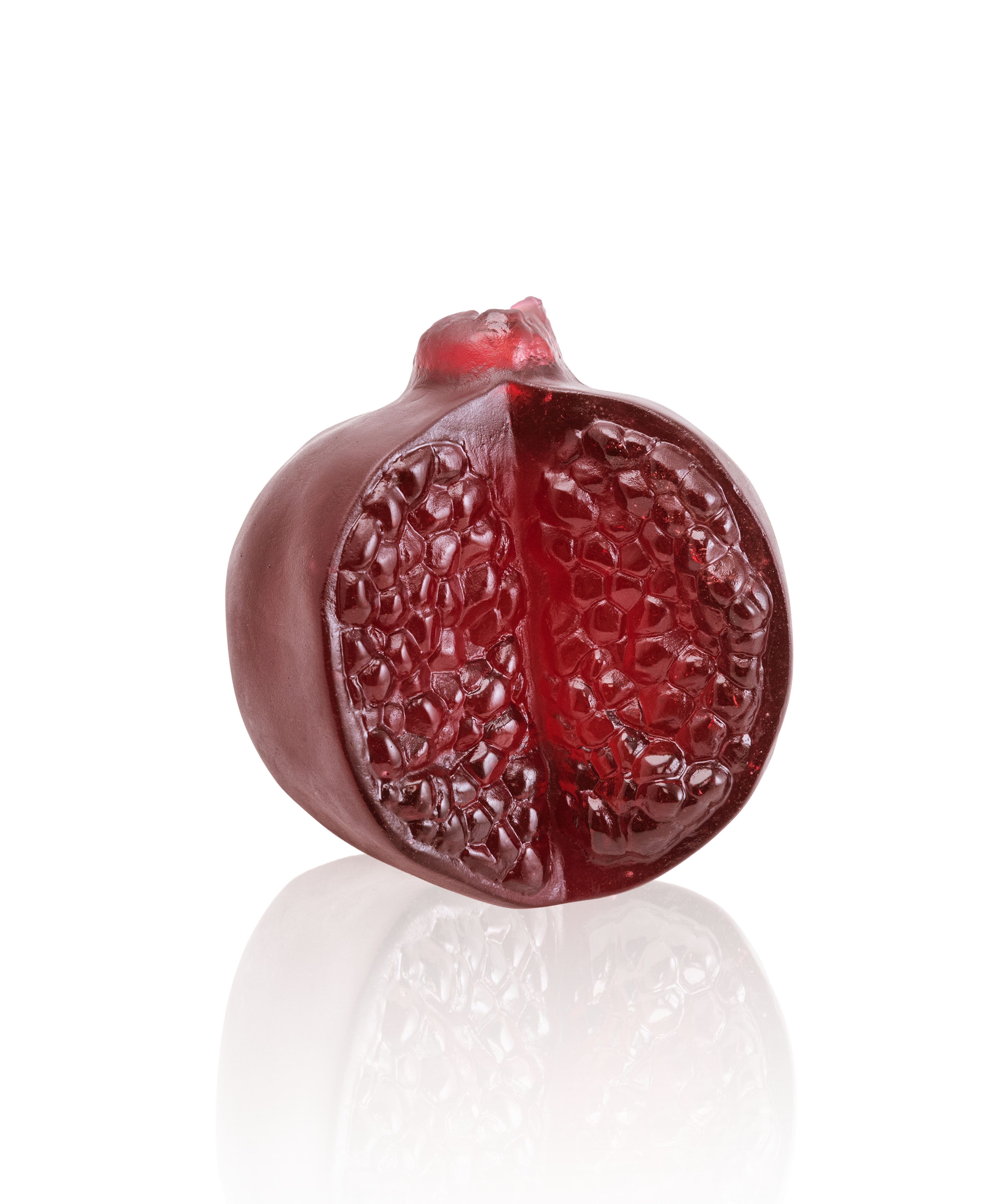 daum-tutti-frutti-grenade-sculpture-p-te-de-verre-rouge-299-ex image 2