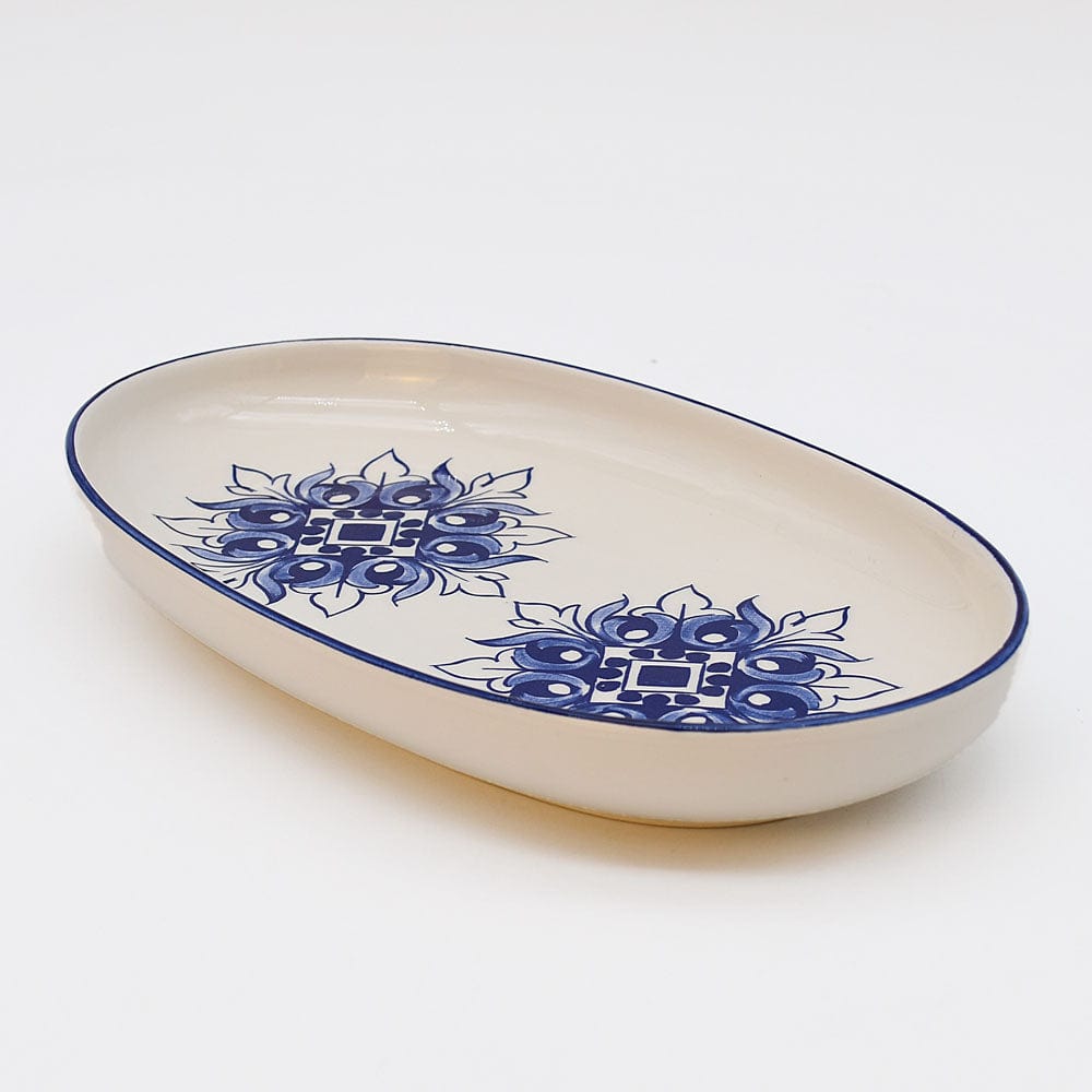 luisa-paix-o-bras-o-plat-ovale-c-ramique-bleu-26cm image 2
