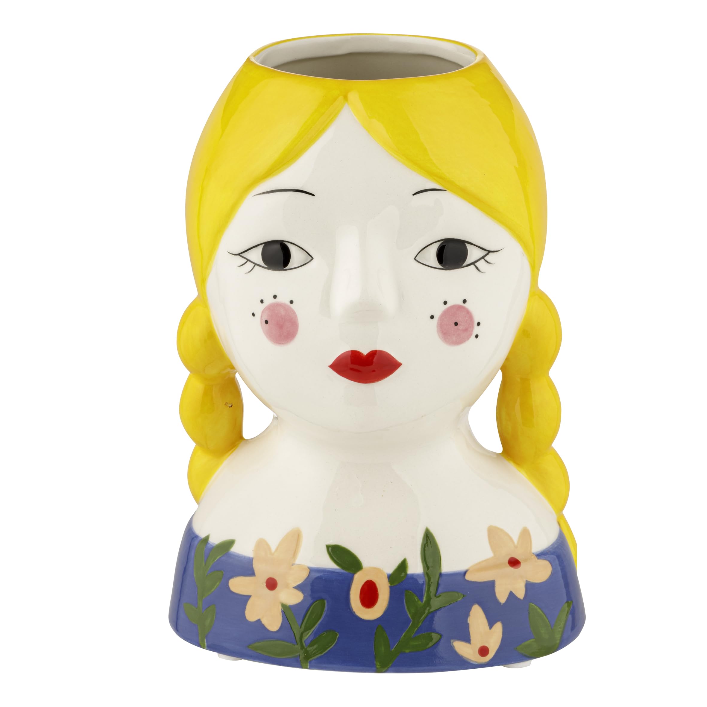 baroni-home-isotta-vase-c-ramique-blonde-petite-10x8x14-cm image 5