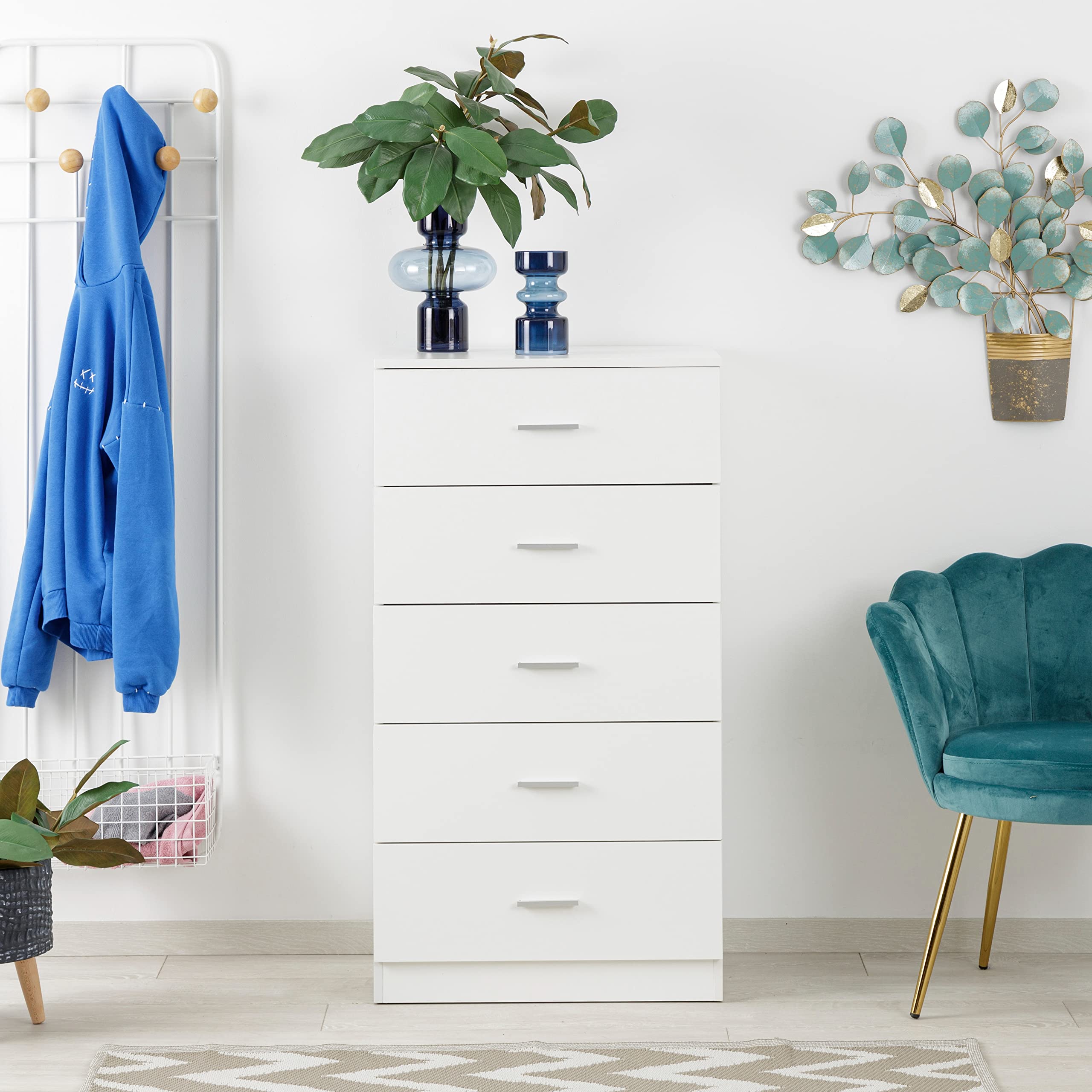 baroni-home-mobili-e-mobiletti-commode-5-tiroirs-blanche-60x40x110-cm image 6