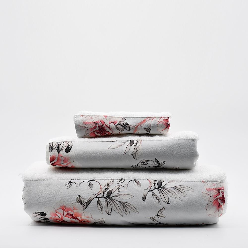 luisa-paix-o-linge-de-maison-parure-de-bain-coton-rose-3-pi-ces image 1