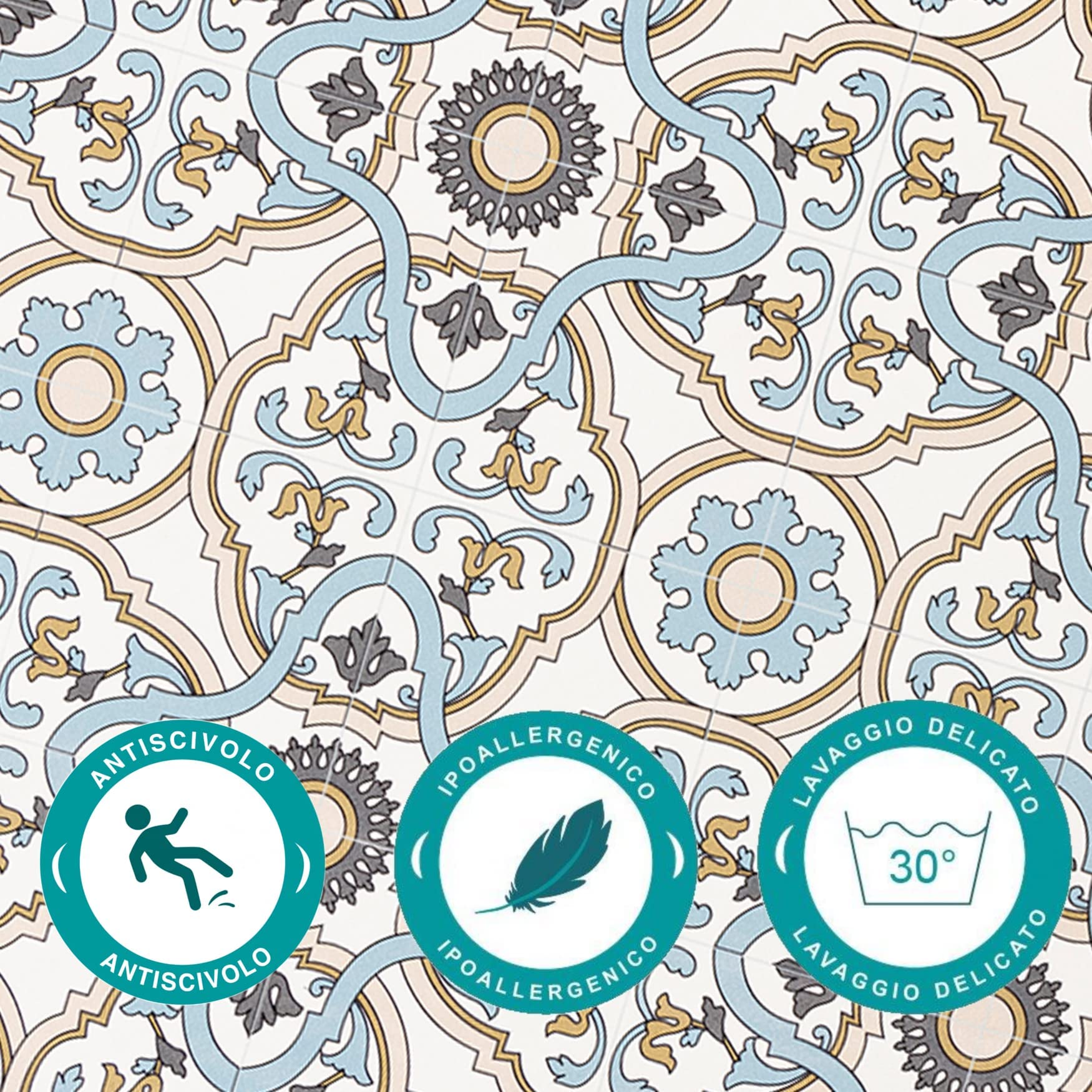 baroni-home-cucina-tapis-cuisine-pvc-180x60-avio-marron image 5