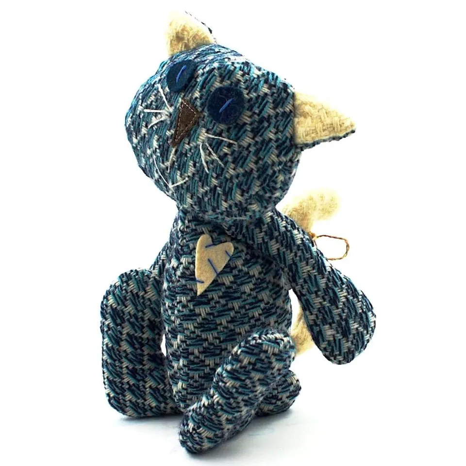 luisa-paix-o-jeux-gato-peluche-d-corative-chat-laine-28-cm image 1
