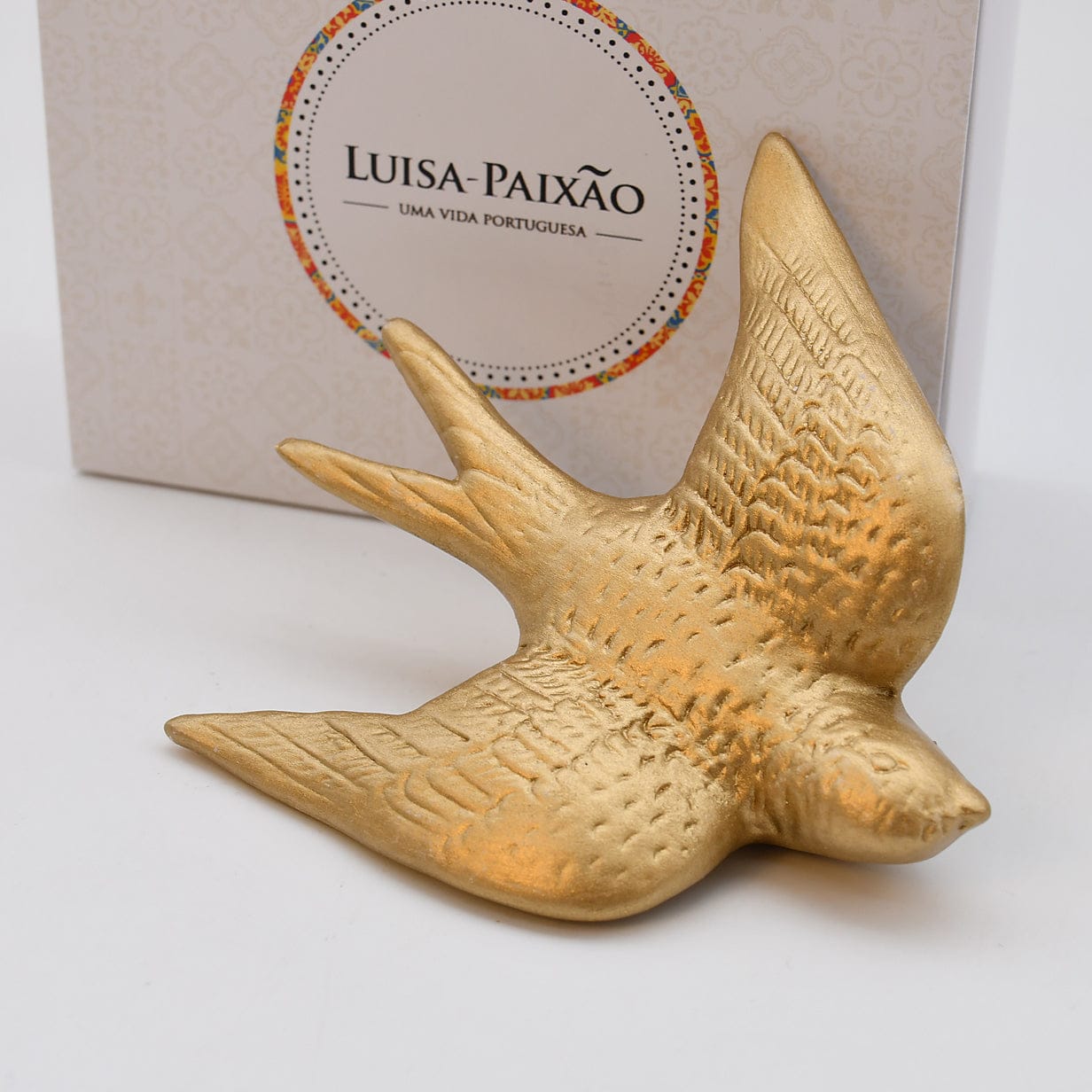luisa-paix-o-coffret-hirondelle-d-coration-c-ramique-dor-e-10-cm image 3