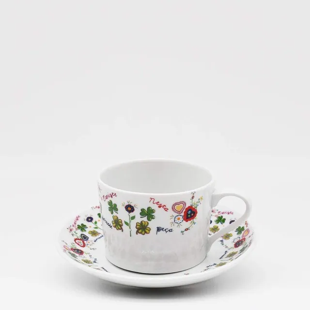 luisa-paix-o-vaisselle-portugaise-amizade-tasse-porcelaine-et-sous-tasse image 1