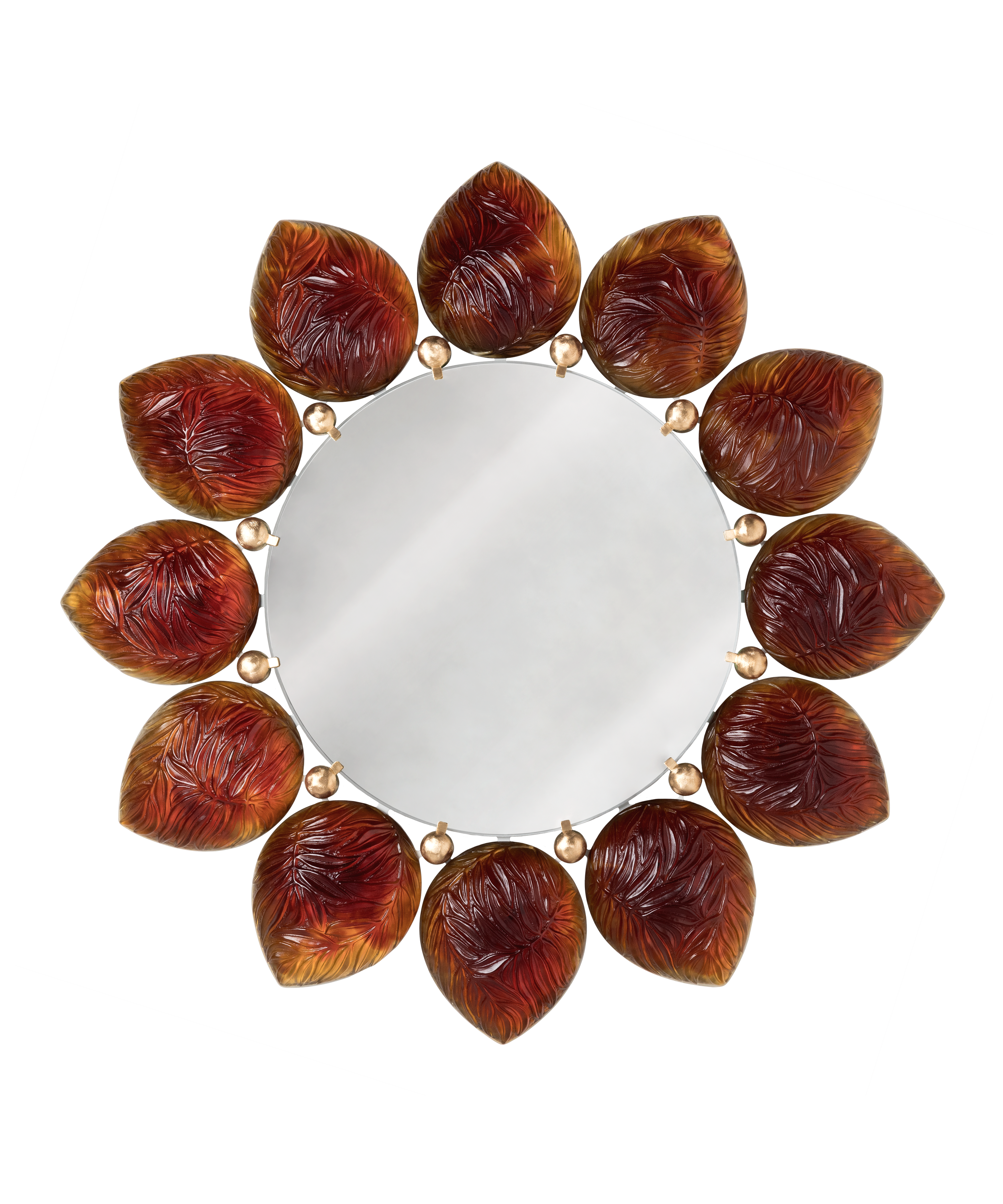 daum-m-lodie-miroir-cristal-ambre-jacques-hurel image 1