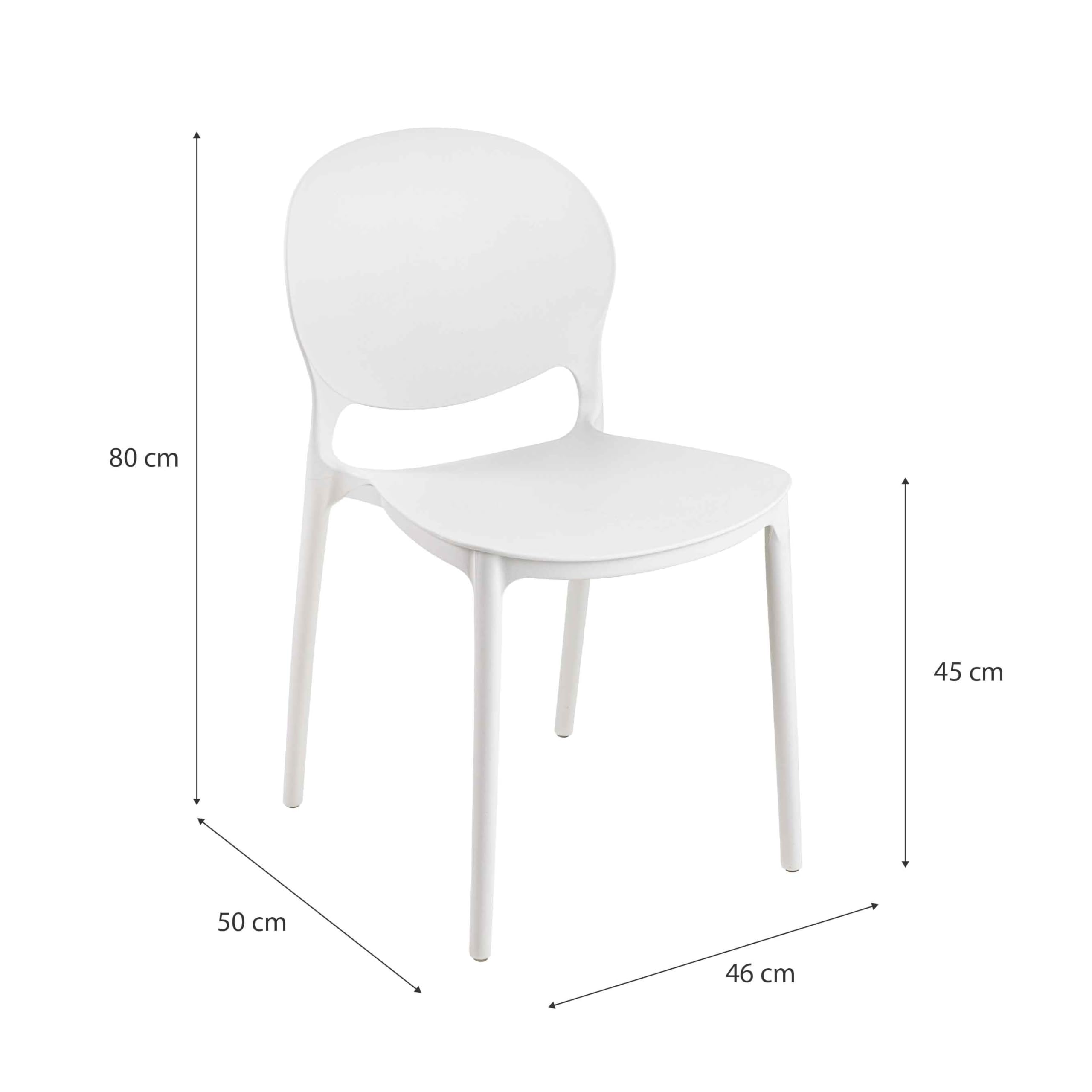 baroni-home-sedie-set-4-chaises-plastique-blanc-empilables-46x50x80 image 3