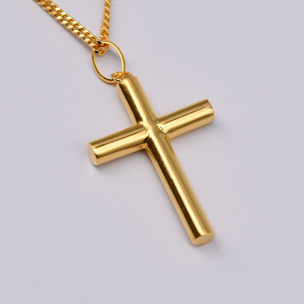 luisa-paix-o-cruz-i-collier-argent-dor-croix-55-cm image 2