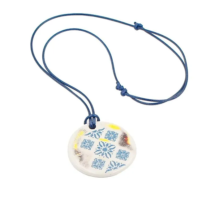 luisa-paix-o-redondo-collier-c-ramique-fa-ence-fait-main image 1