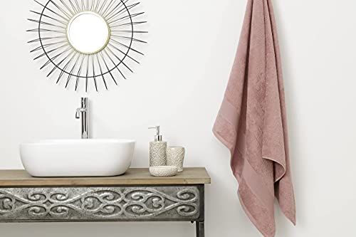 baroni-home-tessile-bagno-drap-de-bain-90x140-cm-rose-coton image 8
