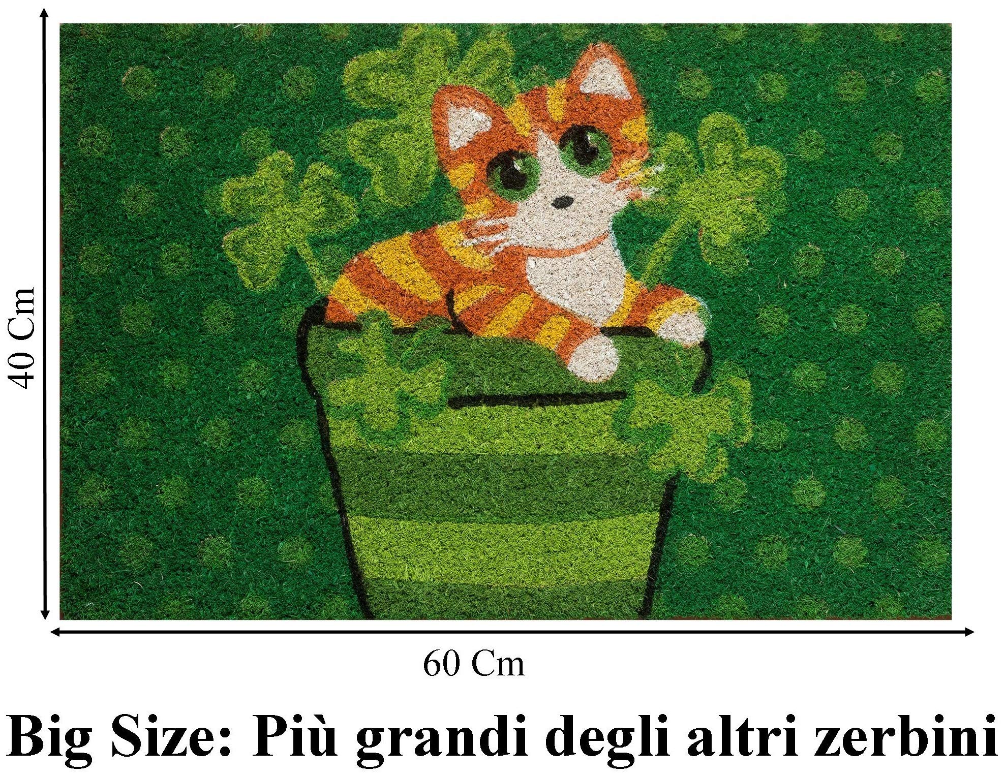 baroni-home-tessile-casa-paillasson-coco-chat-tigr-tr-fle-60x40 image 3