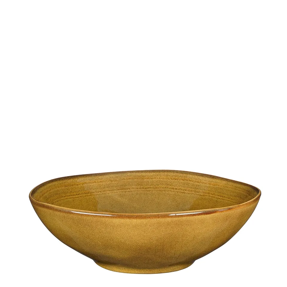 mica-decorations-tabo-dish-saladier-ocre-23-5-cm image 1