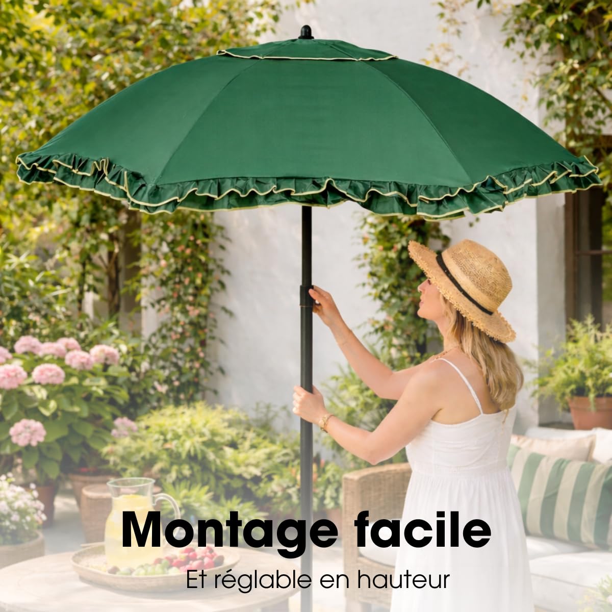 mica-decorations-parasol-inclinable-volants-vert-238x195-cm image 5