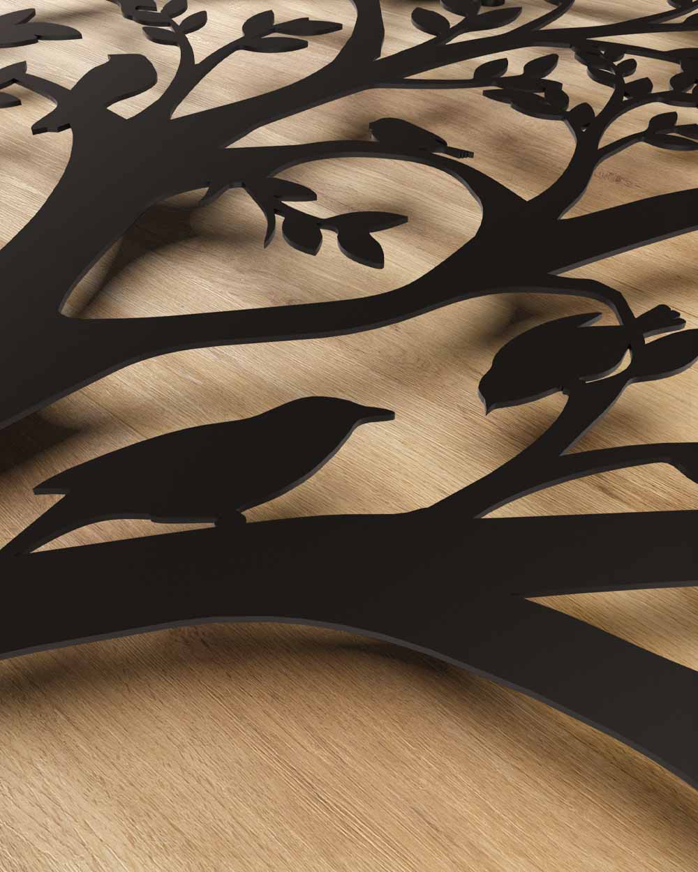je-suis-art-tableaux-arbre-de-vie-tableau-m-tal-noir-d-coupe-laser image 3