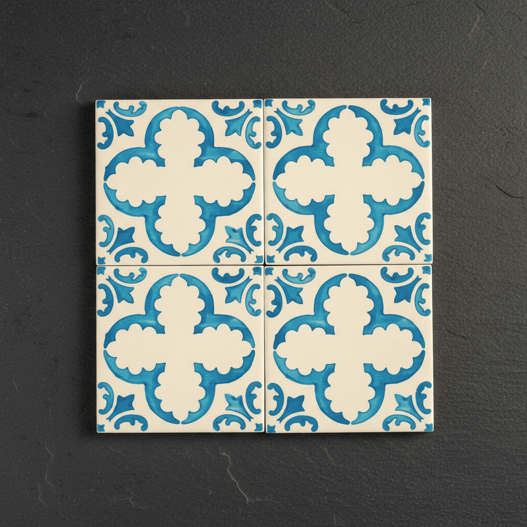 luisa-paix-o-azulejos-padr-o-carreau-11-cm-peint-main image 2