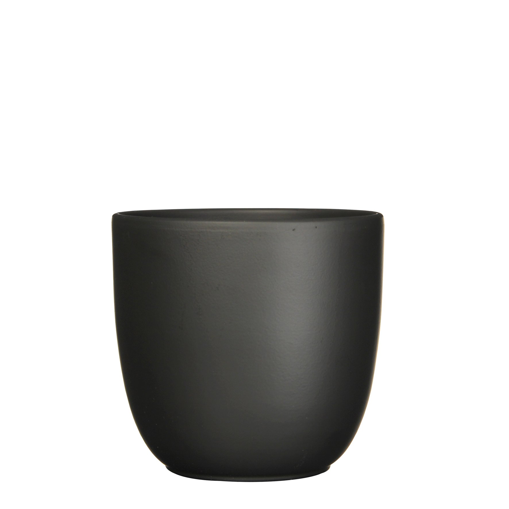 mica-tusca-cache-pot-c-ramique-noir-mat-19-5cm image 8