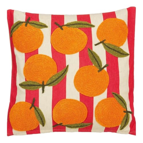 mica-decorations-orange-coussin-d-coratif-45x45-fleuri image 8