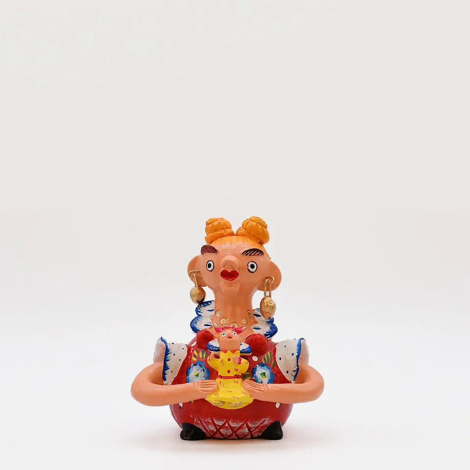 luisa-paix-o-boneca-barriguda-17cm-figurine-artisanale-sign-e image 1
