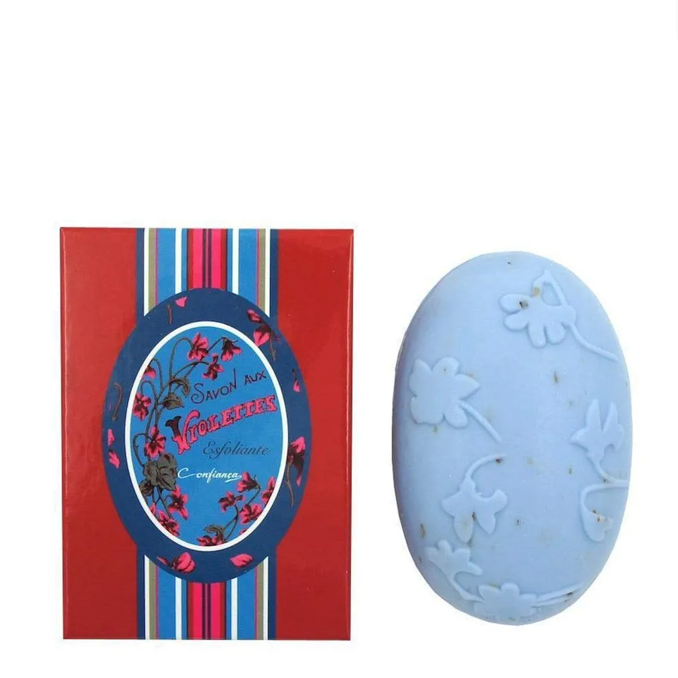 luisa-paix-o-savon-violette-exfoliant-bleue-150g-karit image 1