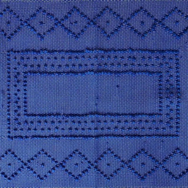 luisa-paix-o-linge-de-maison-tapis-coton-bleu-dur-100x50-cm image 1