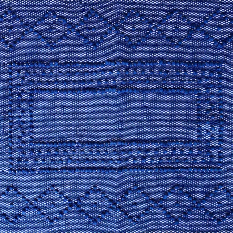 luisa-paix-o-linge-de-maison-tapis-coton-bleu-dur-100x50-cm image 1