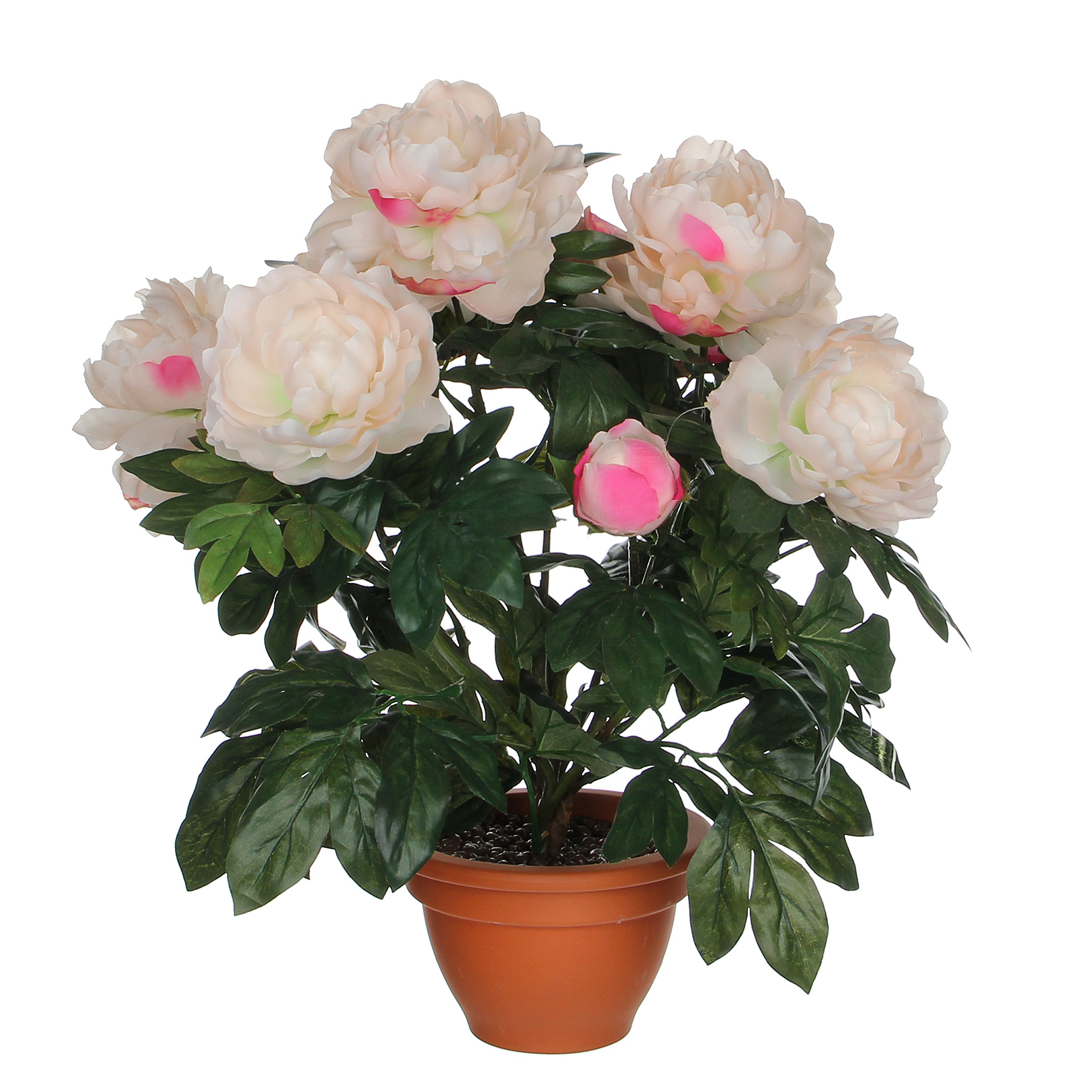 mica-decorations-pivoine-artificielle-saumon-pot-campana-50-cm image 1
