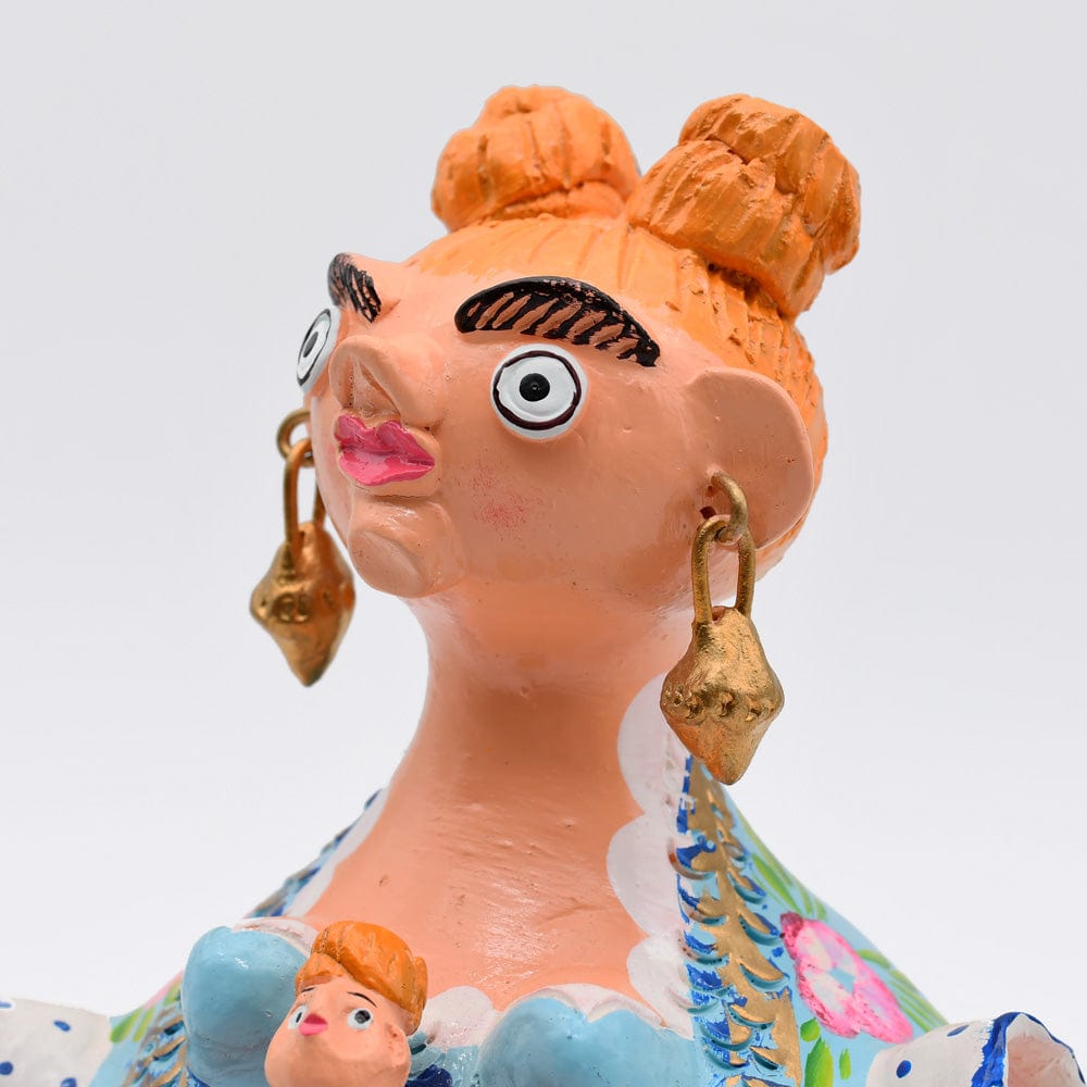 prazeres-c-ta-boneca-barriguda-25cm-poup-e-c-ramique-robe-fruits image 8