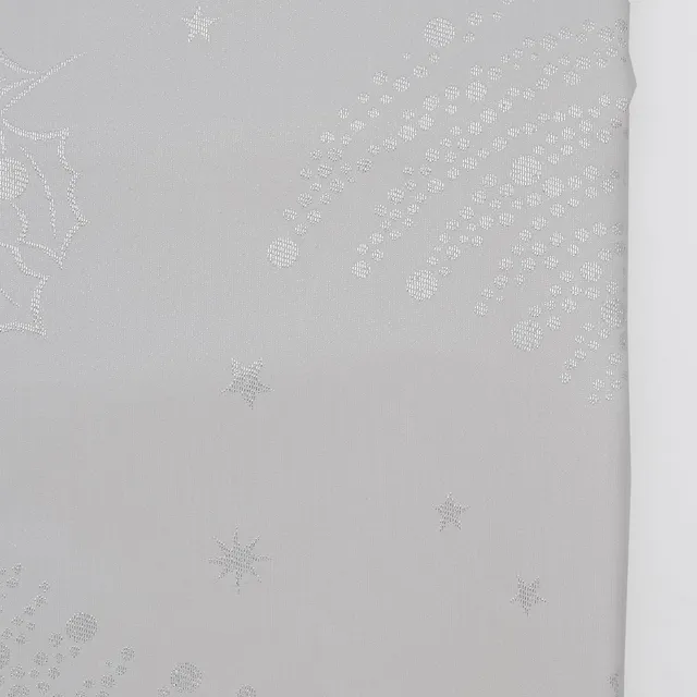 luisa-paix-o-festas-nappe-blanche-coton-motifs-argent-s image 1